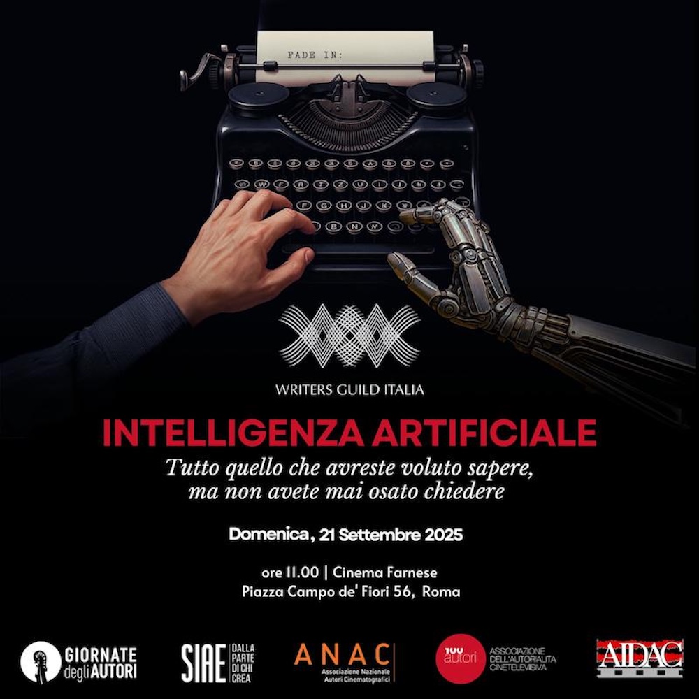 SONDAGGIO SU IA E AUTORI CINETELEVISIVI